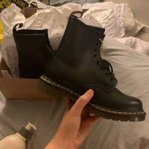 Dr. martens black boots size 10